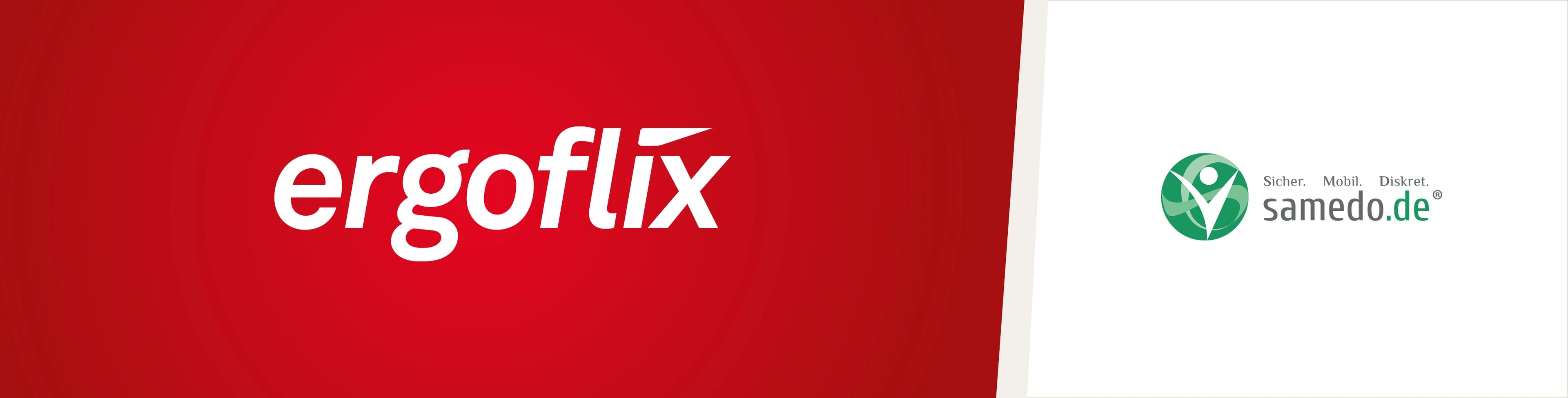 Banner Marke Ergoflix und Samedo