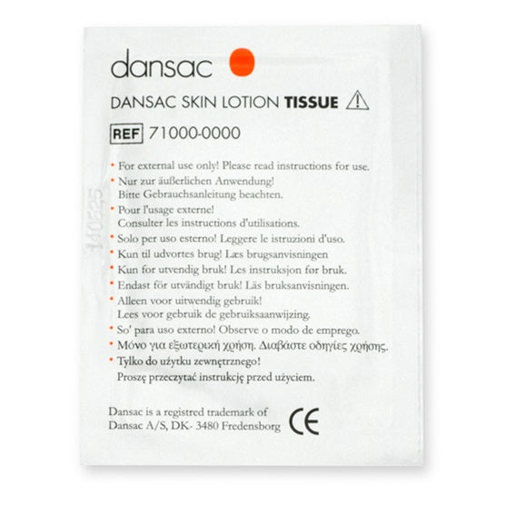 Dansac Skin Lotion Reinigungstücher, 50 Stk