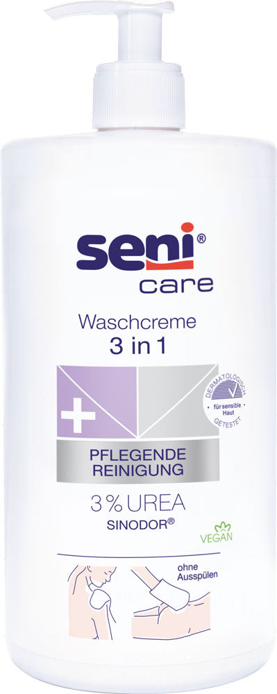 SENI Care Waschcreme 3 in 1 mit 3% Urea